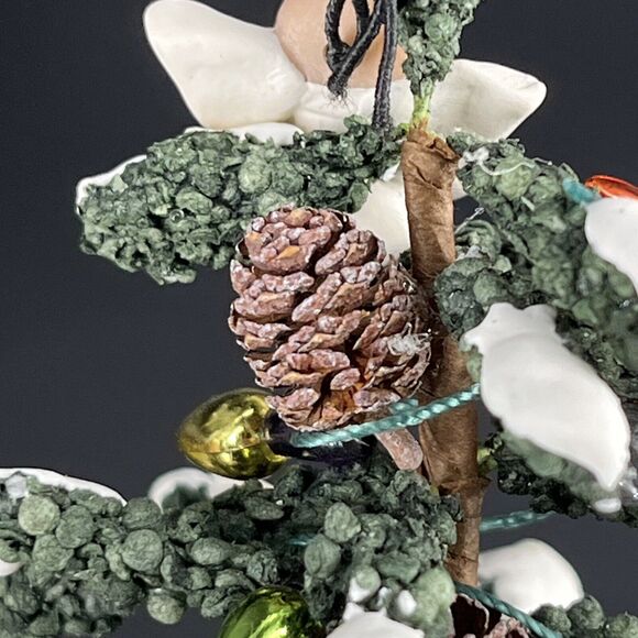 Vintage Kirk's Kritters Angel Cheeks Christmas Angel Figurine w/ Base Tree - Picture 16 of 16